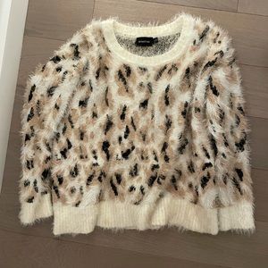 Leopard print sweater